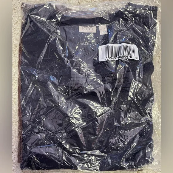 LOGO Principles by Lori Goldstein Cotton Modal "The Tee" 2-Pack A354578 - Picture 3 of 5